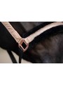 Kantar z futerkiem RoseGold Glitter cob