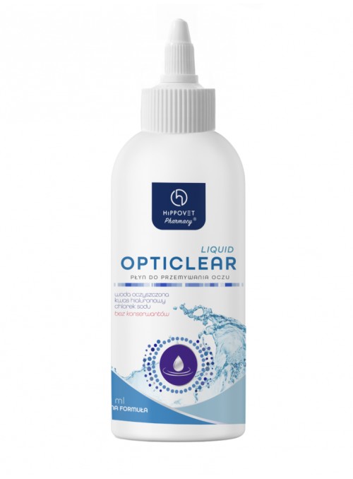 Hippovet Opti Clear płyn do przemywania oczu