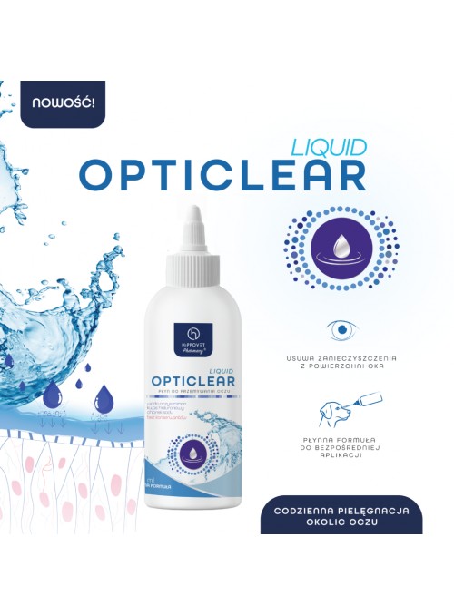 Hippovet Opti Clear płyn do przemywania oczu
