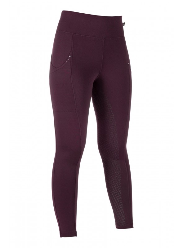 Legginsy jeździeckie Cosy II bordo 32/34