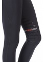 Legginsy jeździeckie zimowe Sports czarny 32/34