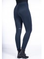 Legginsy jeździeckie zimowe Sports granat 32/34