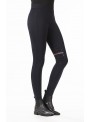 Legginsy jeździeckie zimowe Sports czarny 122/128