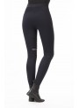 Legginsy jeździeckie zimowe Sports czarny 122/128